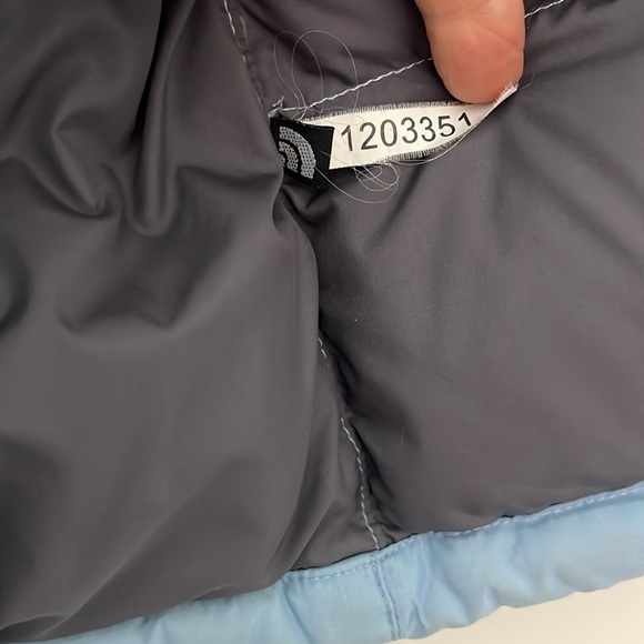 The North Face Baby Blue Vintage Puffer 700 vest - Picture 9 of 9